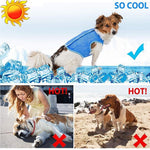 Dog Summer Cooling Vest, Pet Cooling Clothes Dog Cat Cooling Vest, Summer Heat Relief Vest Pet Dog Clothes Summer Clothes For Dogs Dog Cooling Vest