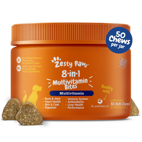Zoom  4.8  8-in-1 Multivitamin Bites for Dogs
