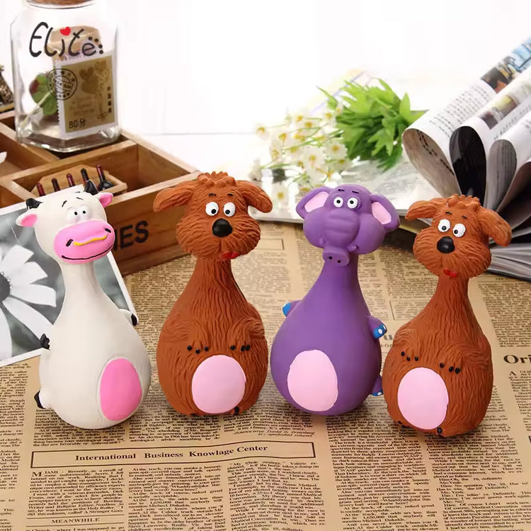 Cute dog, cow, and elephant pet toys for playful pets – fun dog toys and cat accessories