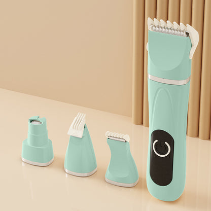4-in-1 Electric Pet Grooming Kit | Nail Trimmer, Hair Remover, USB Rechargeable