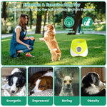 Automatic Dog Ball Launcher Rechargeable Interactive Pet Ball Thrower For Small Medium Dogs Interactive Dog Fetch Toy With 3 Adjustable Distance Settings (6m/10m/14m) 6Pcs 2.3in Balls