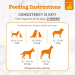 Zesty Paws Wild Alaskan Salmon Oil with EPA & DHA, nourishing Omega-3 Fish Oil blend for Dogs & Cats, Healthy Skin & Coat