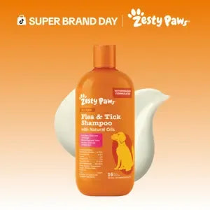 Zesty Paws Wild Alaskan Salmon Oil with EPA & DHA, nourishing Omega-3 Fish Oil blend for Dogs & Cats, Healthy Skin & Coat